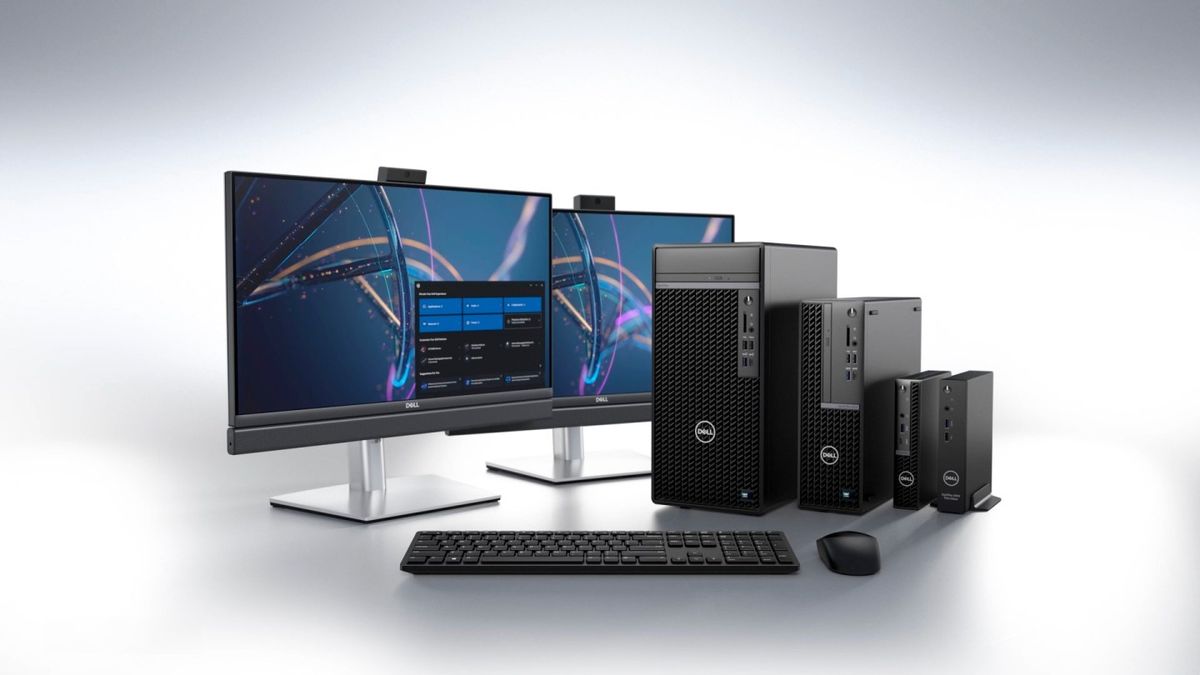 Computadores desktop, monitores e periféricos de informática